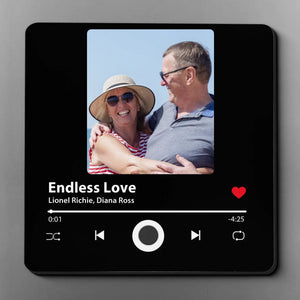 Custom Photo Music Fridge Magnet That Can Play Songs - Personalized Anniversary Wedding Gifts For Husband And Wife, Him And Her - All Of Me Loves All Of You