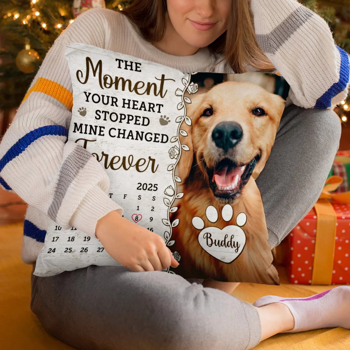 Custom Photo A Thoughtful Gift To Celebrate The Life Of A Furry Friend - Memorial Personalized Custom Pillow - Sympathy Gift For Pet Owners, Pet Lovers