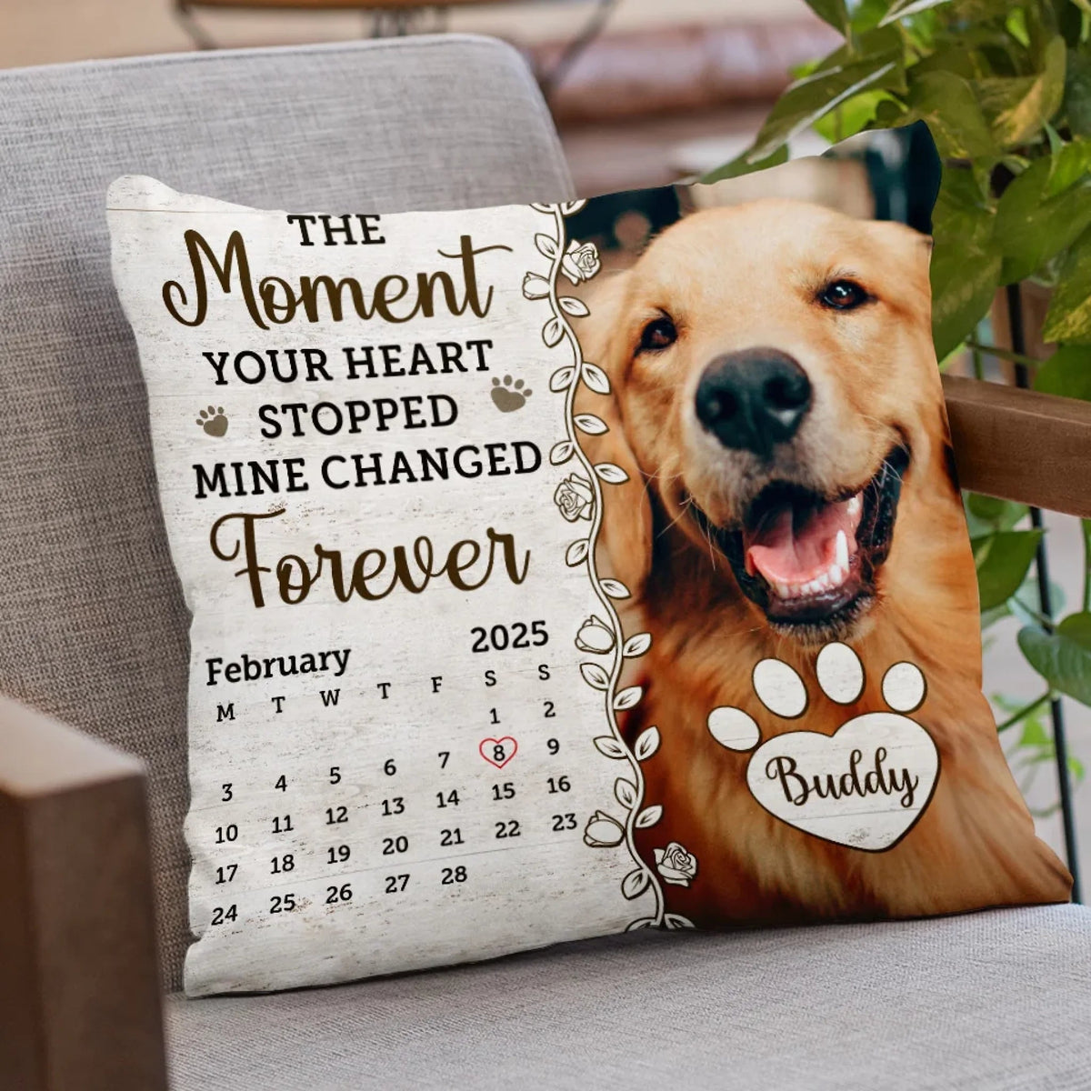 Custom Photo A Thoughtful Gift To Celebrate The Life Of A Furry Friend - Memorial Personalized Custom Pillow - Sympathy Gift For Pet Owners, Pet Lovers