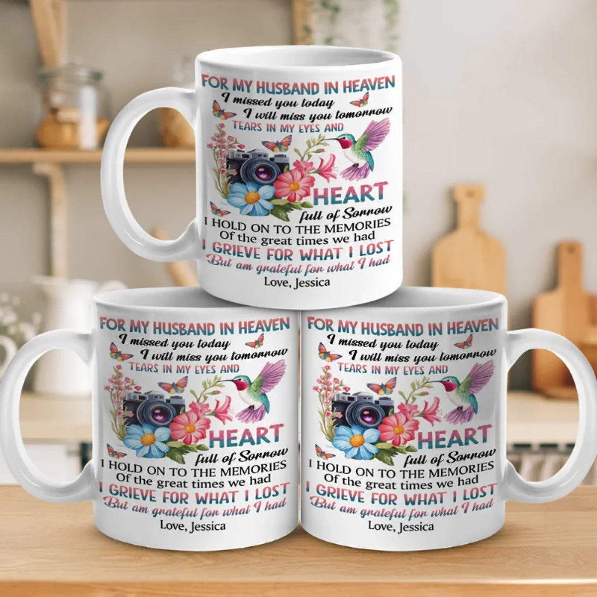 Your Love Guides Me Still - Memorial Personalized Custom Mug - Sympathy Gift For Family Members