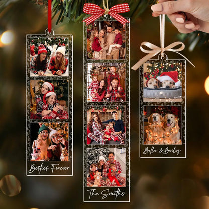 Custom Photo Strip Ornament, Personalized Photo Strip Christmas Ornament 2025, Family Photo Frame Ornament, Family Keesake, Family Xmas Gift 67cbc630-201c-49c2-a22d-89328cdcf9a1-2.webp