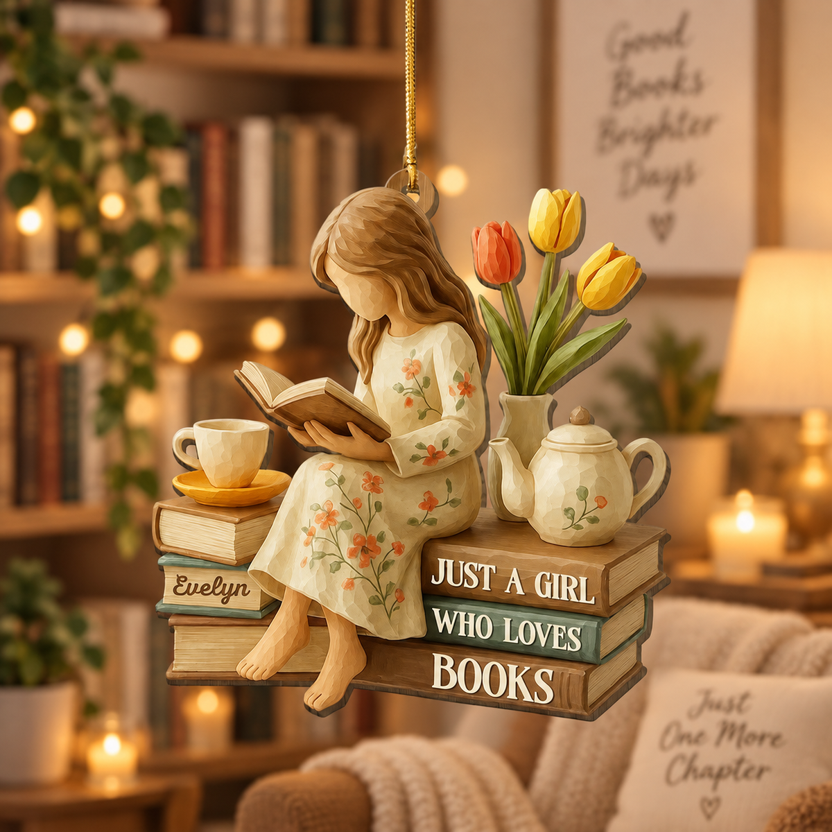 Personalized Just A Girl Who Loves Books 2D Flat Acrylic Ornament, Reading Gift For Book Lover,Bookworm Xmas Gift For Readers,Christmas Gift 67d399d8-26b7-4580-9564-325773fcb72d-85055f42-9a37-4a6b-bdda-2d1dbb4f9664.png