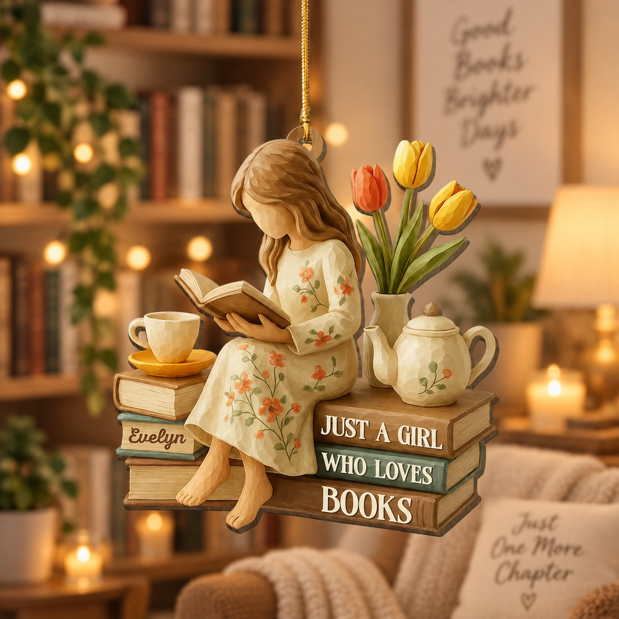 Personalized Just A Girl Who Loves Books 2D Flat Acrylic Ornament, Reading Gift For Book Lover,Bookworm Xmas Gift For Readers,Christmas Gift 67d399d8-26b7-4580-9564-325773fcb72d-85055f42-9a37-4a6b-bdda-2d1dbb4f9664.png