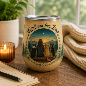 Girl And Her Dogs Custom Portrait Wine Tumbler - Personalized Wine Tumbler 67d3a814-2e68-450d-be8f-9554ac732d86.jpg