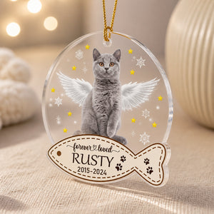 Forever Loved Pet Memorial Photo Ornament - Personalized Transparent Acrylic Ornament 67fc615c-10dc-4004-9830-fdb65d35b8dd.jpg