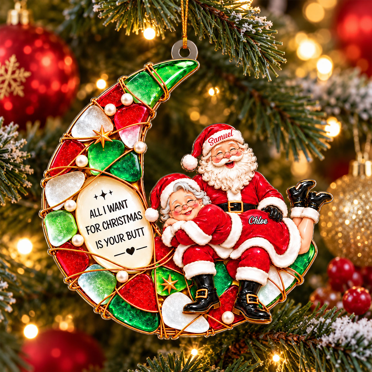 All I Want For Christmas Acrylic Ornament - Personalized Couple Ornaments 682f1578-4903-4615-9b69-9c2708cde100-4-3-.jpg