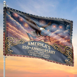 USA 250 Years Garden Flag, Patriotic 1776-2026 Anniversary House Flag, 4th of July Garden Flag House Flag