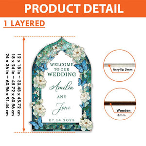 50th Birthday Sign, 50th Birthday Decorations, Personalized Welcome Sign for Birthday Party, Custom 50 Birthday Party Welcome Sign