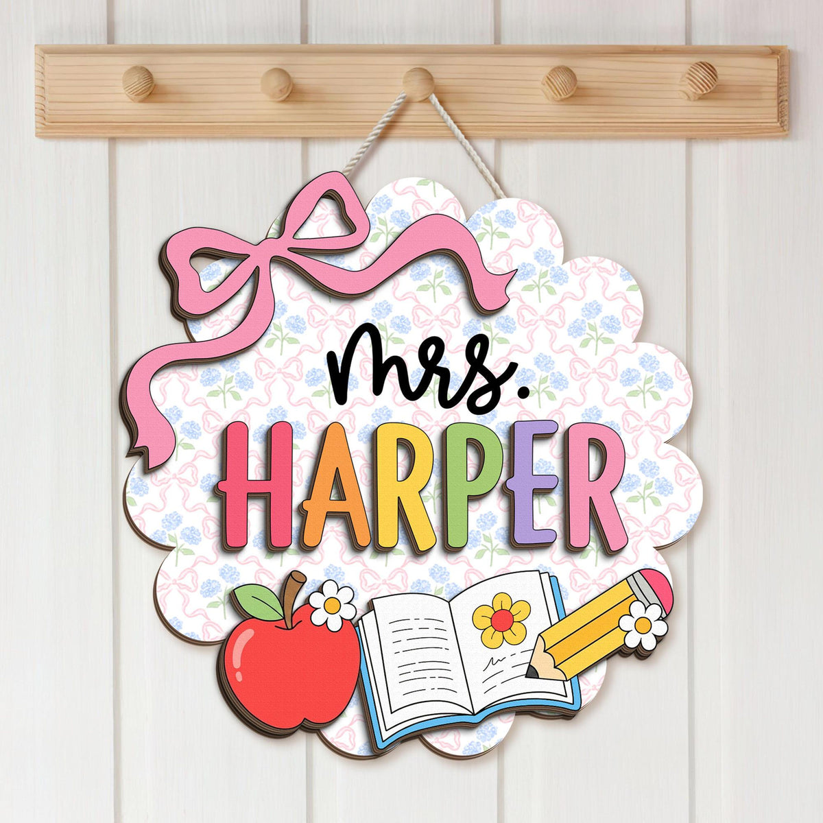 Custom Teachers 3D Welcome Door Sign Back To School Gift, Classroom Decor Teacher Name Door Hanger 68712273-e5e2-4ad7-bc65-44231664e3df-5.jpg