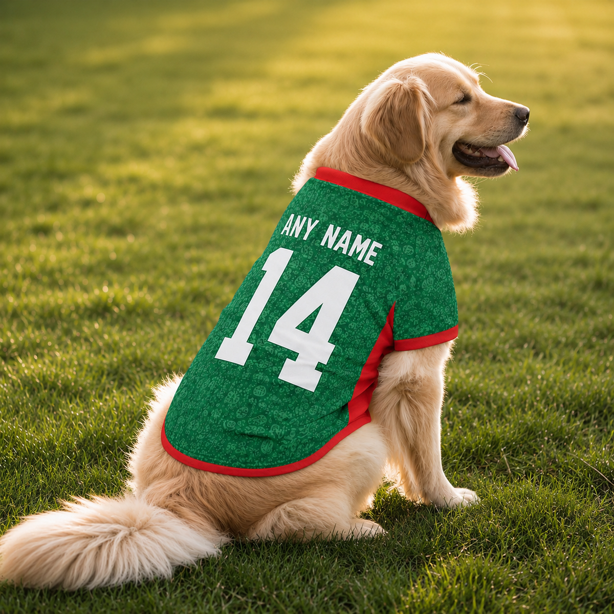 Pet Dog Soccer Jersey Mexico Style  Puppy Sports Costume Football Sportswear Pets Clothes