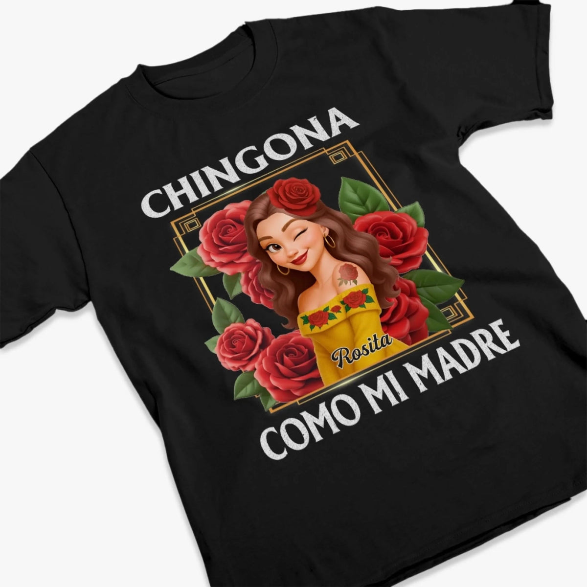 Custom Unisex T-shirt, Premium T-shirt, Hoodie - Personalized Hispanic Month Birthday Gifts For Hispanics And Latinos, Women - Roses Are Red, Attitude Is Hotter