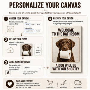 Custom Pet Bathroom Canvas – Welcome To The Bathroom, A Dog Will Be With You Shortly - Personalized Canvas 68b3d7a5-79ab-4f50-966d-d2a86f876f47.jpg