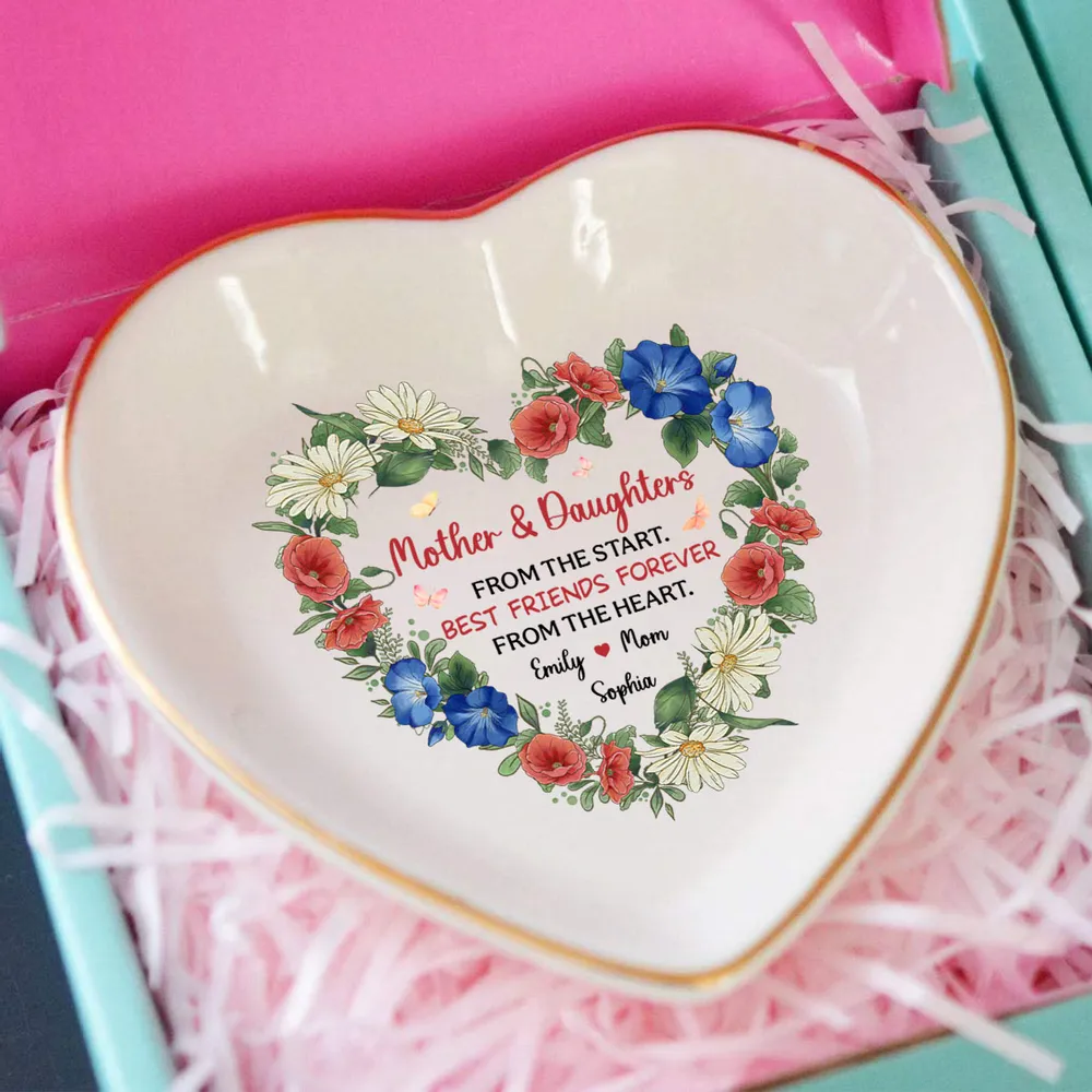 Mother And Daughter From The Start - Personalized Jewelry Dish - Gift For Mother, Daughter, Mother Day, Anniversary Gift 68ba73f8-5f2b-4130-9170-44bf4bc2f43e-b1_converted.png