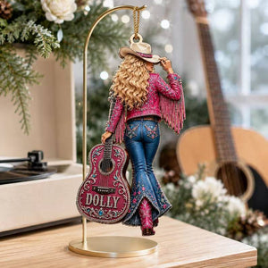 Dolly Parton Country Music Star Christmas Ornament, Pink Fringe Jacket & Guitar Acrylic Decor, Nashville Fan Gift, Holiday Tree Charm 68ccb2d8-749e-416f-ba4b-46a086f209cf-hggh-4-.jpg