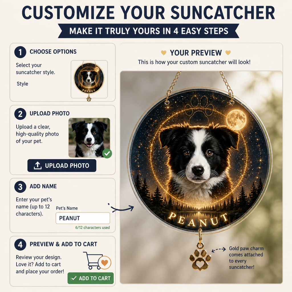 Celestial Pet Memorial Portrait Canvas — Upload Photo + Name - Personalized 1 Layered Suncatcher with Charm 68ce3b45-8970-4a53-971f-59d0f2176540.jpg