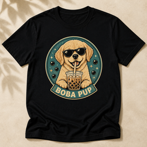 Cool Boba Pup Graphic Tee - T-shirt 68db08dc-a170-4fe9-b918-4a4ff405f653.png