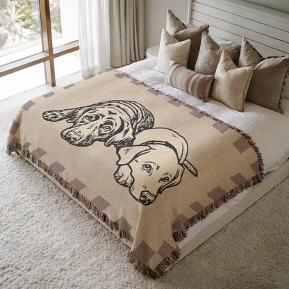Custom Woven Blanket With Pet Portrait, Custom Pet Blanket, Pet Memorial Blanket, Custom Dog Blanket, Gift For Pet Lovers 68e69cb1-9102-4ce4-be3b-f1358831ed7c-x3.jpg