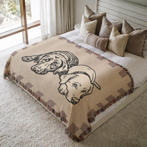 Custom Woven Blanket With Pet Portrait, Custom Pet Blanket, Pet Memorial Blanket, Custom Dog Blanket, Gift For Pet Lovers 68e69cb1-9102-4ce4-be3b-f1358831ed7c-x3.jpg