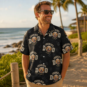 Custom Pet Photo Hawaiian Shirt – “Name’s DAD” Varsity Pattern - Personalized Hawaiian Shirt 68e8c1ee-3a97-48f7-b2bf-b0ac7c55c9db.jpg