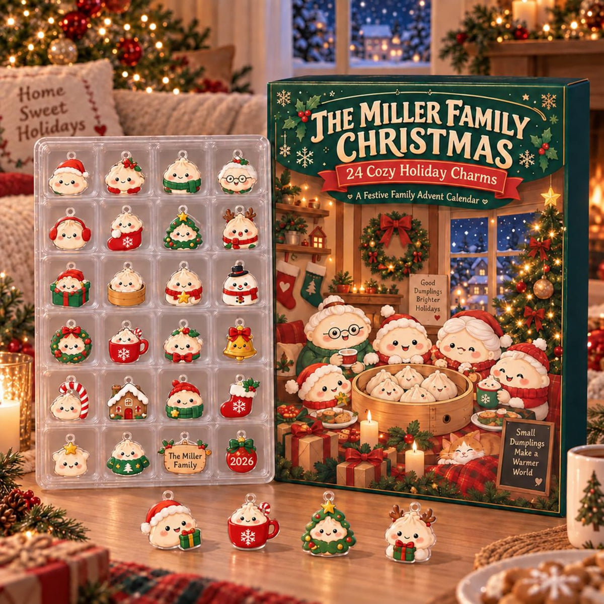 Personalized Dumpling Family Christmas Advent Calendar 2026, 24 Cozy Holiday Charms Set, Custom Family Name Blind Box Countdown Gift For Kid 68f347a8-bf4a-46ab-8d8c-a1783d69f5d4-il_1588xN.8531821066_h05j.jpg