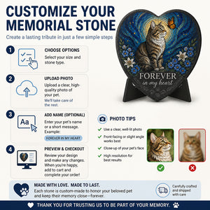 Forever In My Heart Pet Memorial Stone – Stained-Glass Portrait - Personalized Memorial Stone 690214d4-3c4e-4070-a6c9-6c7c62a43753.jpg