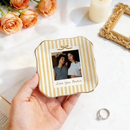 Personalised Bestie Photo Trinket Dish, Sister Jewelry Holder, Ceramic Ring Tray for Friend, Bridesmaid Gift, Birthday Gift for Her 6908eba8-eb37-4ff1-985f-914f1cfa4ed9--sfgrdeg-5-.webp