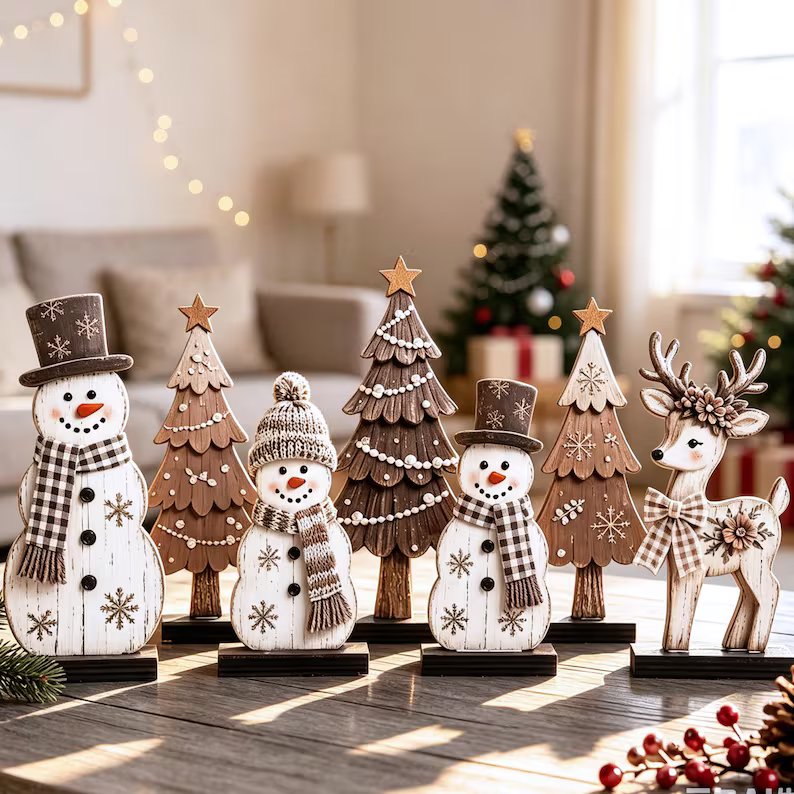 Rustic Wooden Christmas Tiered Tray Decor, Xmas Tree & Reindeer Signs, Winter Holiday Decorations for Mantel & Shelf 6915c77b-d333-4a36-89c3-8369d3d53e00-r3.png