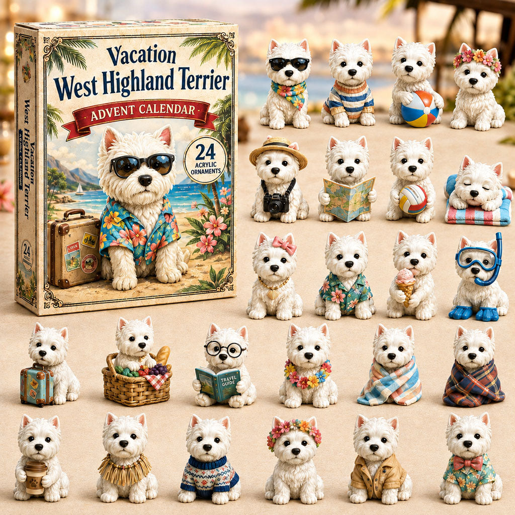 Vacation West Highland Terrier Advent Calendar 2026 - 24-Day Festive Countdown, Acrylic Charms Blind Box - Gift For West Highland Terrier Lovers 6934e396-0811-47de-afe5-f01578336fd2-west-highland-terrier.jpg