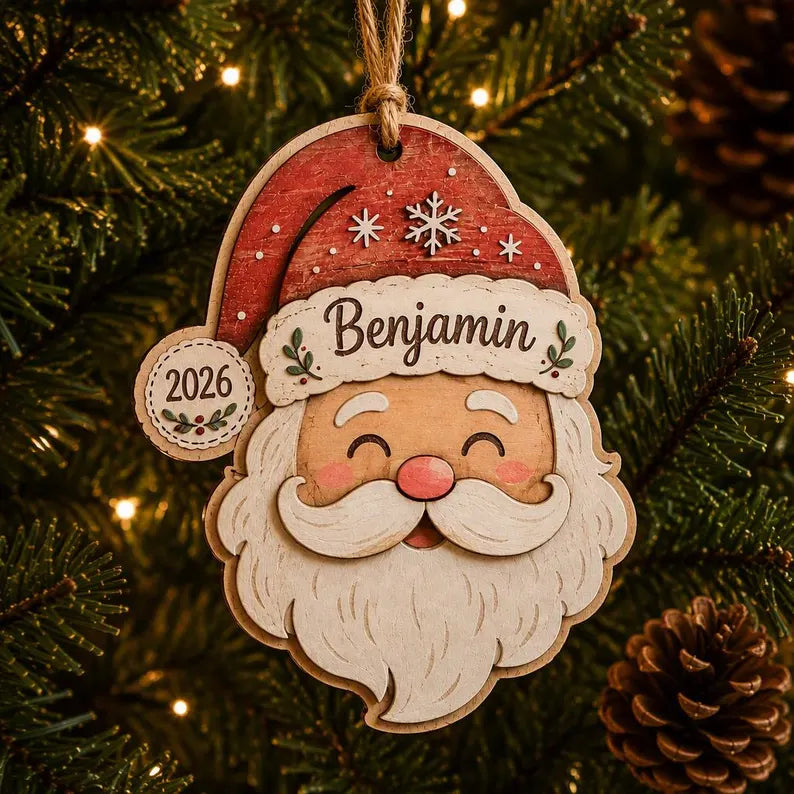 Personalized Santa Ornament, Custom Wood Christmas Decor with Child Name and Year, Kids Holiday Keepsake Gift 69395528-eb30-4b89-b099-7ed0a3f0d98a-regrt-2-.webp