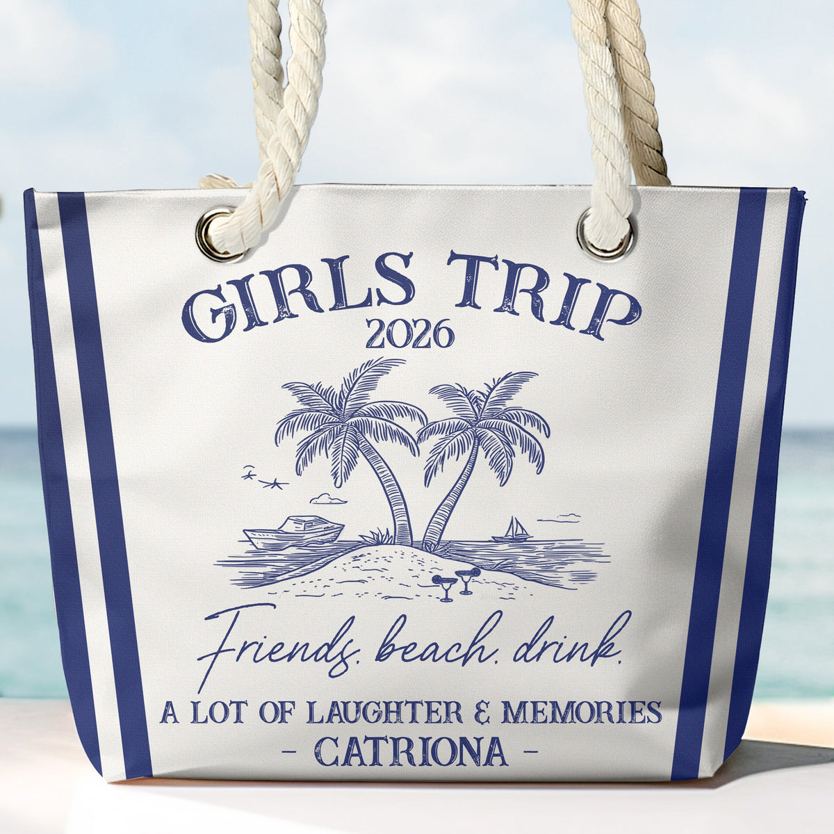 Girls Trip Summer - Personalized Beach Bag - Summer Gift For Bestie, Friends 6941b7fd-3764-481d-9880-0c8ee0e1df43-5.jpg