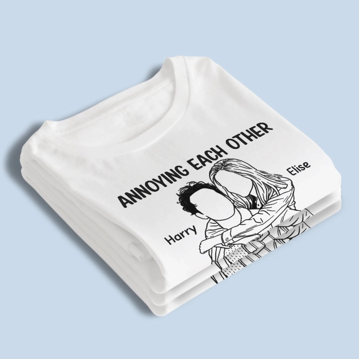 Custom Photo Unisex T-shirt, Sweatshirt - Personalized Anniversary Wedding Gifts For Husband And Wife, Him And Her - Together Just Makes Sense