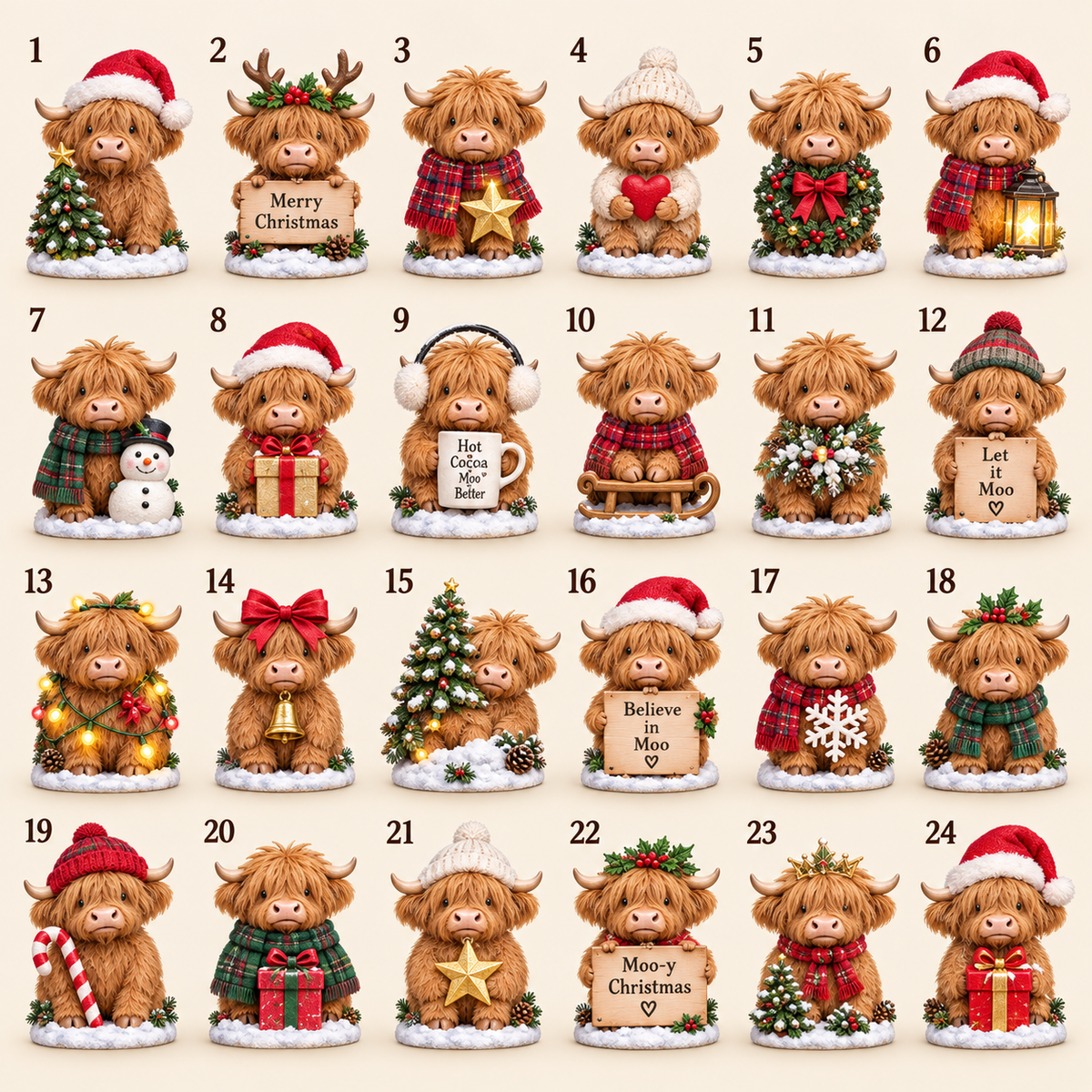 Personalized Highland Cow Advent Calendar, Christmas Countdown Box, 24 Mini Cow Figures, Family Holiday Keepsake, Kids Collector GIFT 2026 6942ab3a-8faf-402e-aac4-53e74942661d-57d6c074-2b32-4ec8-a7ae-1eabc1eb700f.png