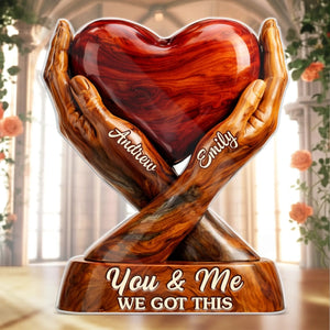Custom Acrylic Plaque - Personalized Anniversary Wedding Gifts For Husband And Wife, Him And Her - You Me Always