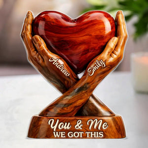 Custom Acrylic Plaque - Personalized Anniversary Wedding Gifts For Husband And Wife, Him And Her - You Me Always