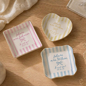 Custom Engagement Gift for Friends Besties, Future Mrs Jewelry Tray, Personalized Ceramic Ring Dish, Bridal Shower, Engaged Couple Newlywed 694e0b0e-a089-4d0c-9f05-55353fe78321-banner-5.jpg