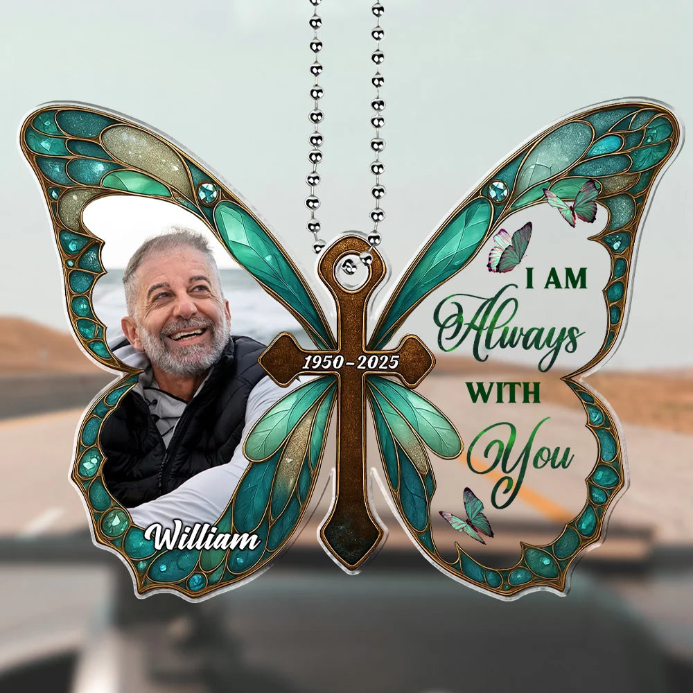 I Am Always With You - Personalized Custom Car Plastic Hanging Ornament 6951db53dd121_large_b5b154a0-f90a-404f-8628-d73150b42a43_1.jpg