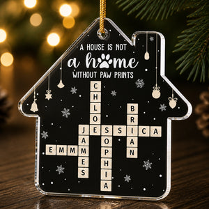 Paw Prints House Acrylic Ornament – Custom Family Name Crossword - Personalized Transparent Acrylic Ornament 6951fc11-7817-4cd9-8857-9b210fb991f9.jpg