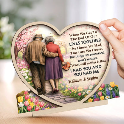 Custom Wooden Plaque - Personalized Anniversary Wedding Gifts For Husband And Wife, Him And Her - Love Looks Good On Us