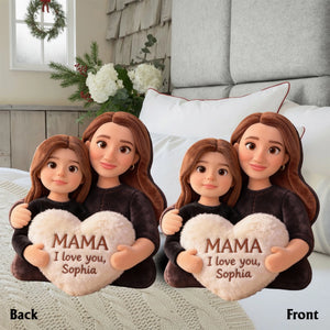 Mama I Love You - Personalized Photo Pillow