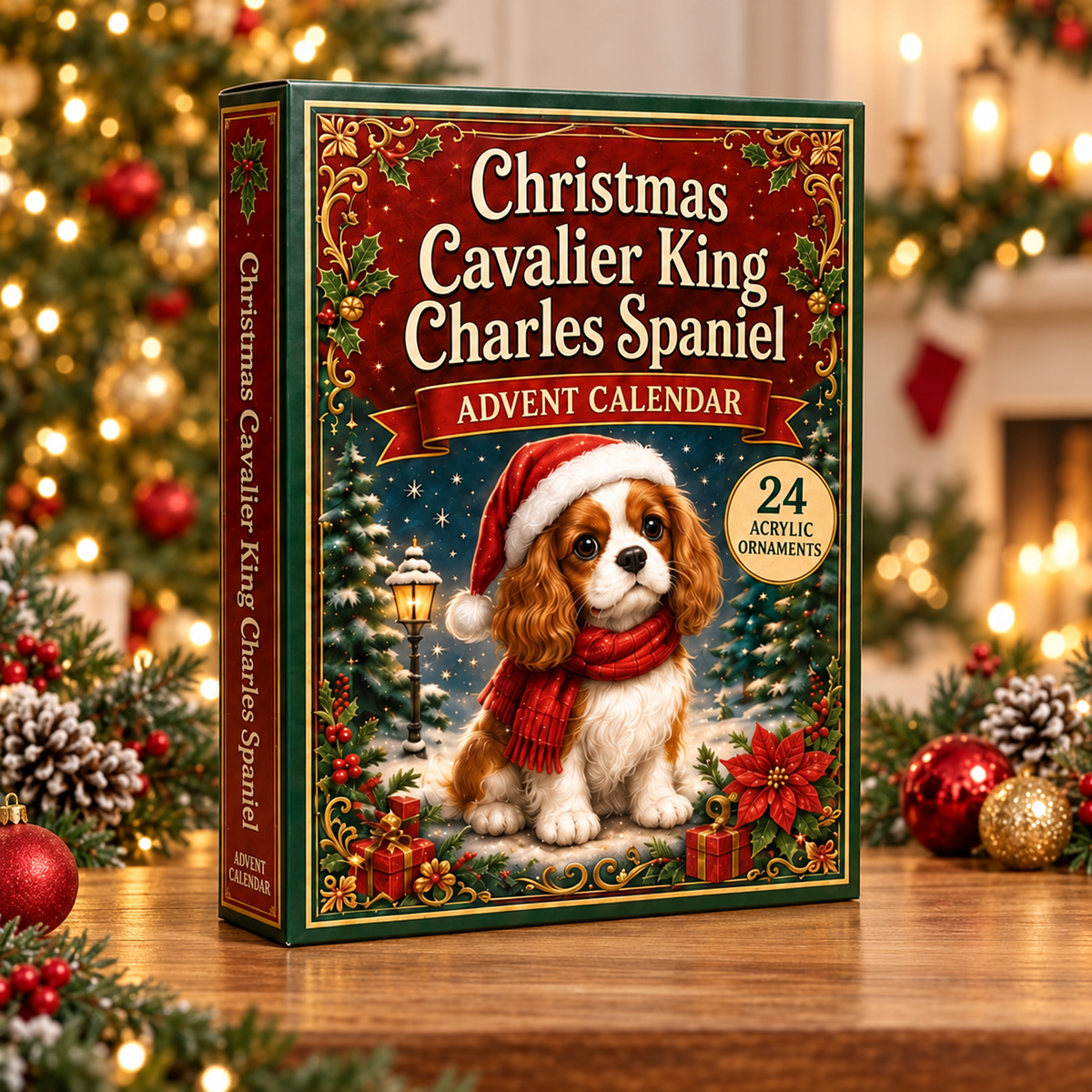 Christmas Cavalier King Charles Spaniel Advent Calendar 2026 - 24-Day Festive Countdown, Acrylic Charms Blind Box - Gift For Dog Lovers 6965d47b-95d0-40e1-8b01-75907fad0aad-cavalier-king-box.png