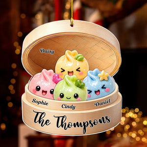 Personalized Family Dumpling Ornament, Custom Names and Family Name Dim Sum Basket Christmas Decoration, Cute Family Keepsake Gift 6971be68-63f8-4195-a7f1-6dfe6daaa625-3.webp