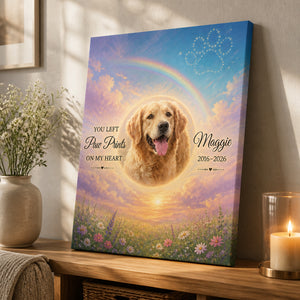 Pet Memorial Canvas — You Left Paw Prints On My Heart - Personalized Canvas 69723f86-ad81-48a1-ae04-f5445295a31c.jpg
