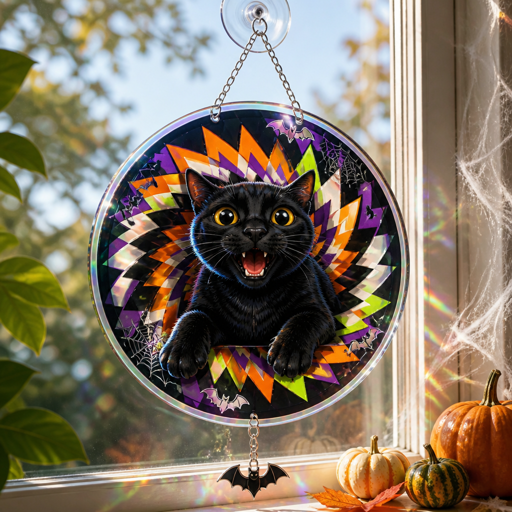 Custom Halloween Vortex Pet Photo Doormat - Personalized 1 Layered Suncatcher with Charm 69752b1f-1944-4495-865e-df84dfe23dad.png