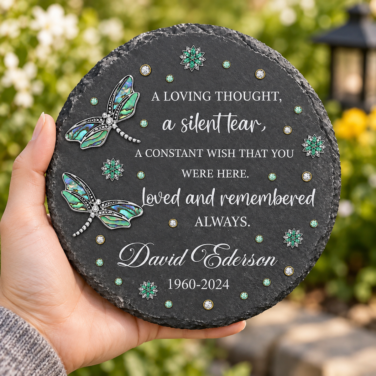 Personalized Dragonfly Memorial Stone – Garden Remembrance Decor, Outdoor Sympathy Gift 69876495-4acb-434c-a717-3d2fc932e635-c4145d8d-8cd3-48b8-b622-801479a90115.png