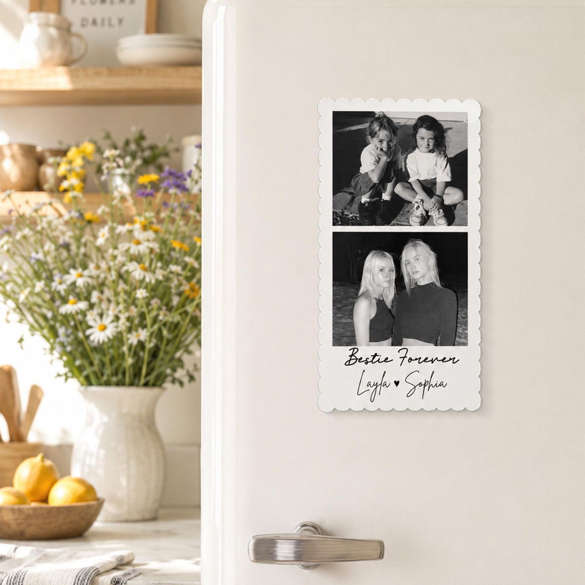 Custom Bestie Photo Strip Fridge Magnet, Bestie Birthday Gift, Friendship Gift, BFF Gift, Bridesmaid Gift, Gift For Bestie, Soul Sister Gift 69901870-8d0d-4e25-a82e-12076013a6df-4.jpg