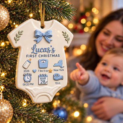 Baby First Christmas Baby Newborn Keepsake - Real 3D Raised Ornament 69cfed32-488e-44ae-8696-5120d5ec807d-2-3-.jpg