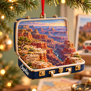Personalized Grand Canyon 3D Suitcase Ornament – Arizona Travel Keepsake & Christmas Gift for Nature Lovers 69ea3286-dd29-4f74-b42f-c73299729c19-Grand-Canyon-Christmas-suitcase-ornament-1.png