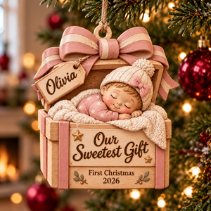 Personalized Grandbaby’s First Christmas Ornament 2026 – Custom Baby Name Keepsake, Moon & Teddy Bear Design, Gift for New Grandparents 69ecde21-c549-4025-86a8-04122c5ac6f9-Olivia-s-First-Christmas-Gift-Ornament-2.png