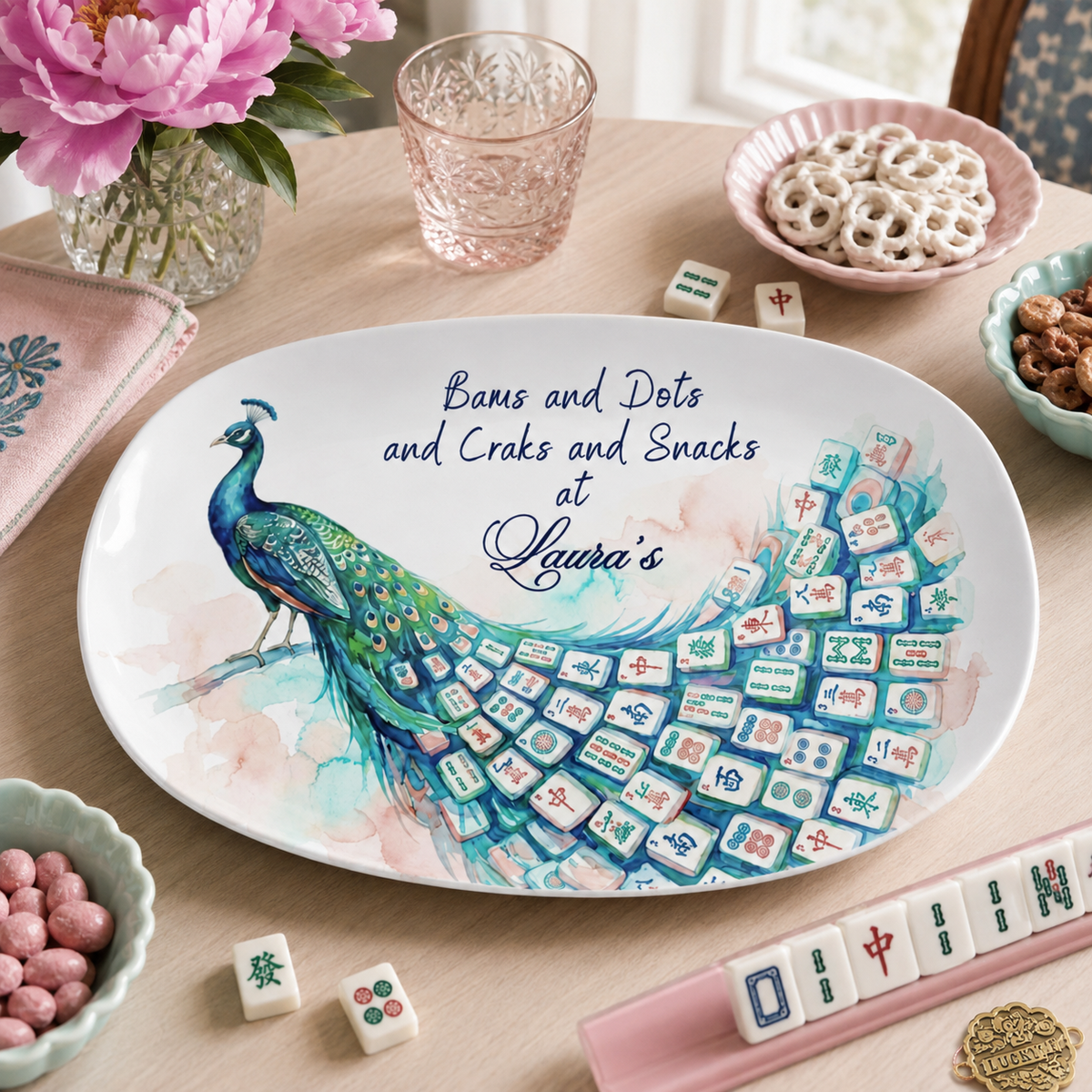 Personalized Mahjong Serving Platter Mahjongg Hostess Gift Snack Tray Mahjong Party Decor Custom Mah Jongg Gift for Her 69f12808-f92a-456b-b657-402e0dcddfcc-banner-1.png