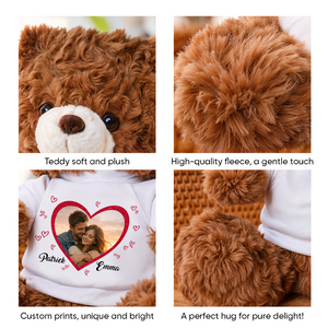 Love You To The Moon and Back - Personalized Teddy Bear